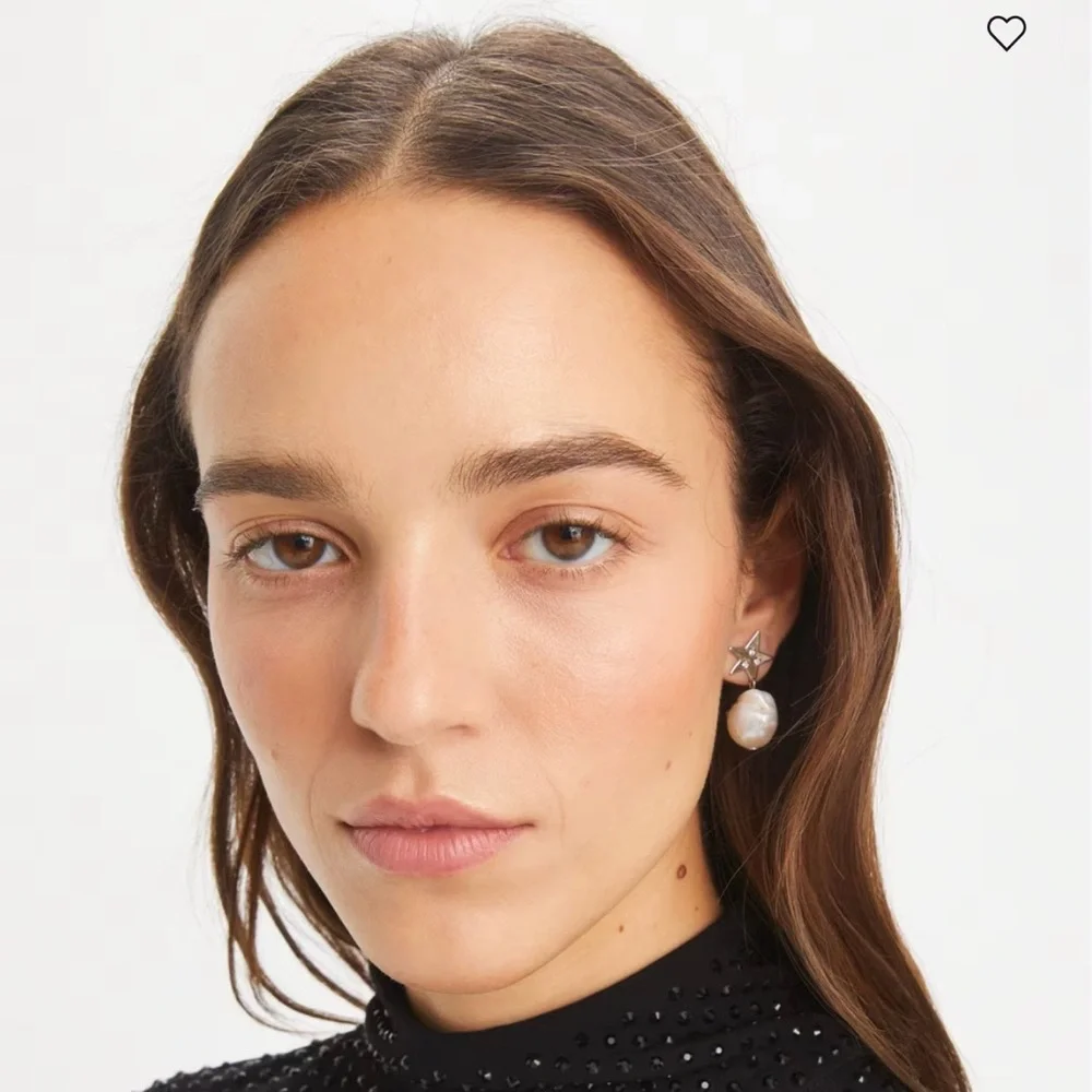 Price Firm - Tory Burch Moondance Pearl and Star Drop Earrings
